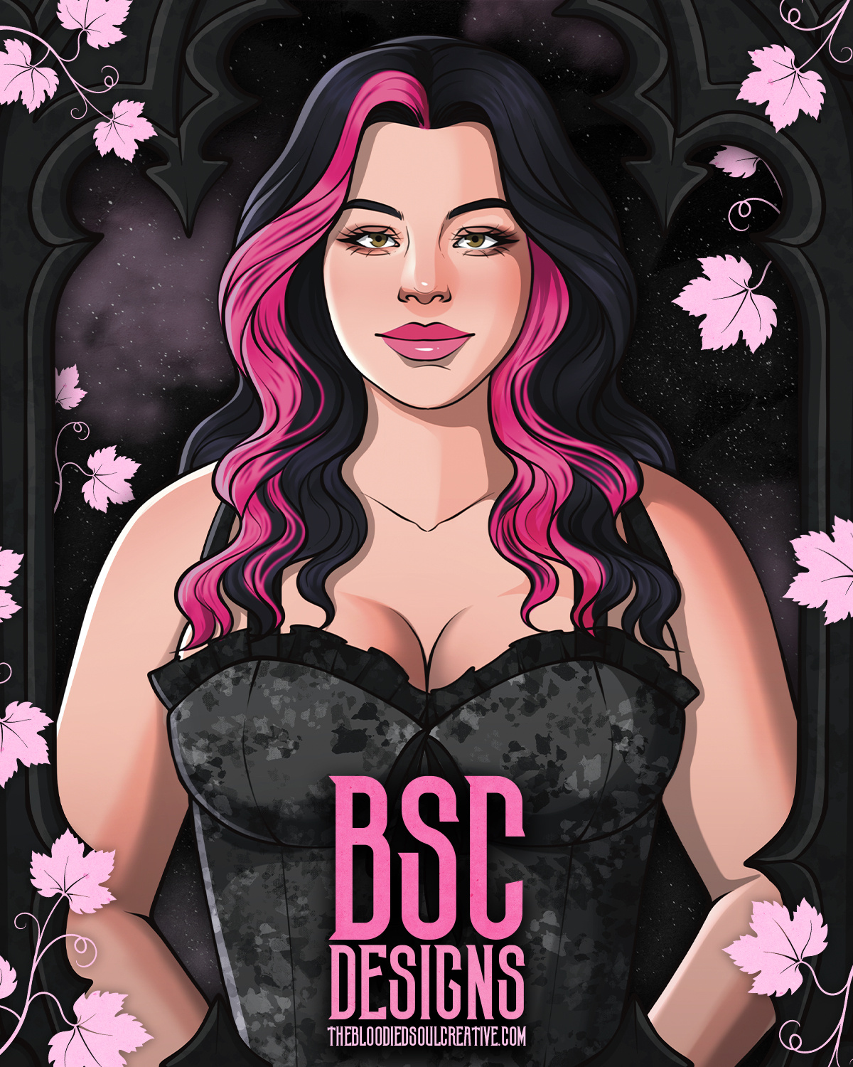 character art by the @rosieart_ on Instagram!